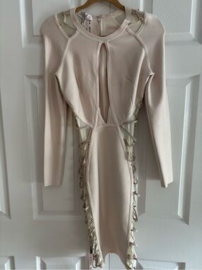 house of cb viola long sleeve faux leather midi dress House of CB | Dresses | House Of Cb Viola Black Vegan Leather Long Sleeve  Midi Dress Buttondown Dress